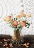 Majas lykta/vas Spirit Metallic rose